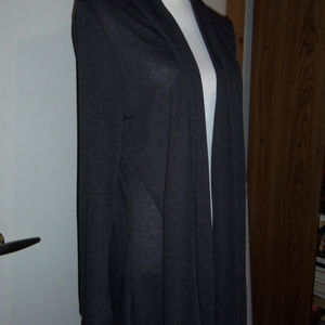 Rags and Couture Sweaters - Knee Length Open Front Draped Duster Cardigan XL Rags and Couture Sweaters - Knee Length Open Front Draped Duster Cardigan XL